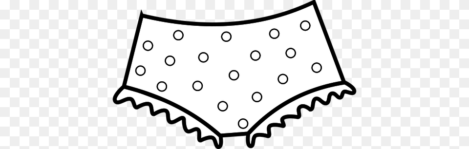 Black And White Dotted Panties Vector Image, Clothing, Underwear, Lingerie, Pattern Png