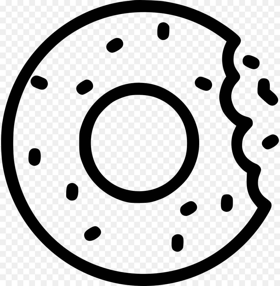 Black And White Doughnut, Coil, Machine, Rotor, Spiral Free Png