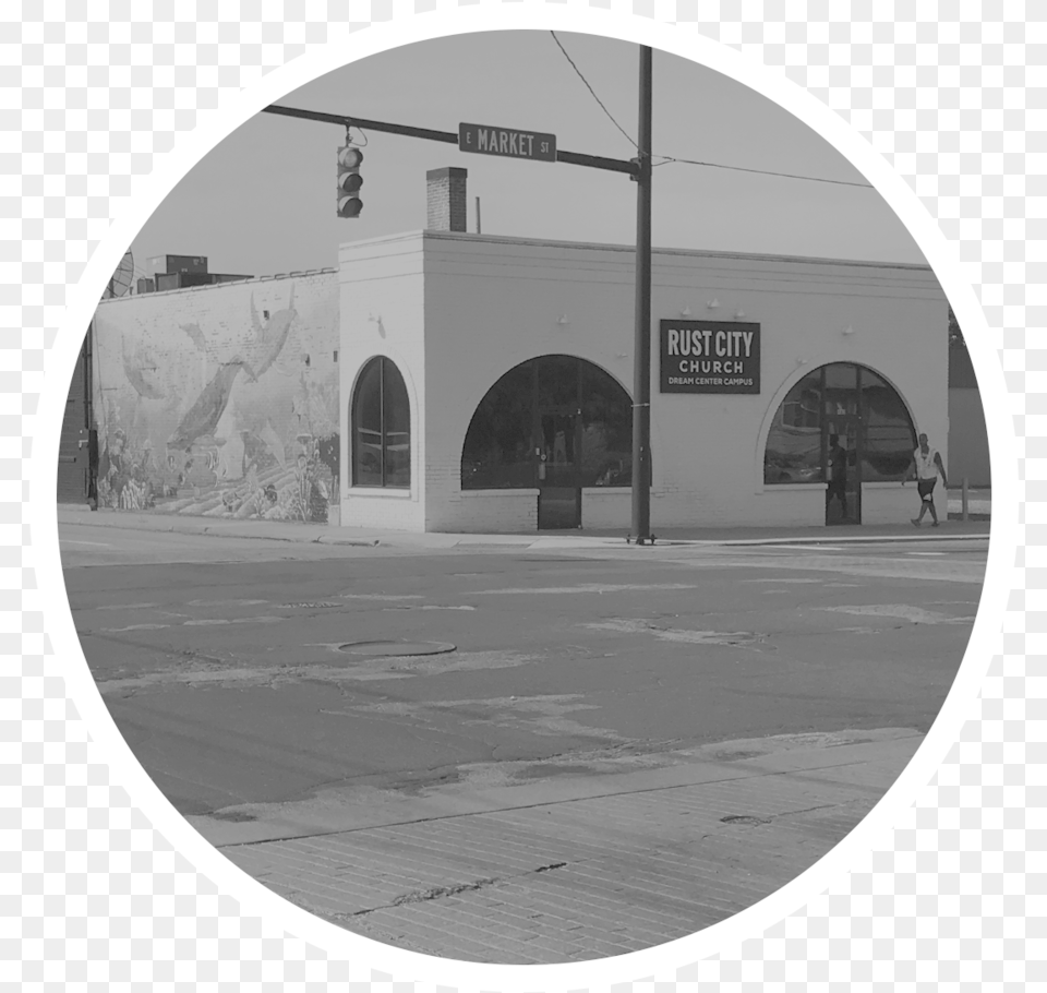 Black And White Download Church Transparent Rust Arch, Architecture, Path, Sidewalk, Person Free Png