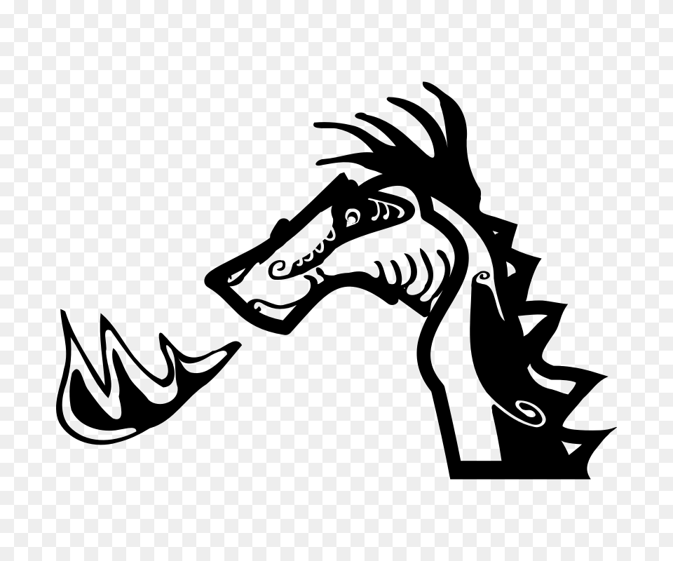 Black And White Dragon Pictures, Gray Free Transparent Png