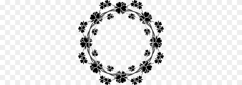 Black And White Drawing Visual Arts Floral Design, Gray Png