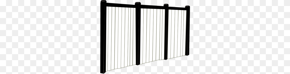 Black And White Fence Clip Art, Door, Home Decor, Gate Free Png Download