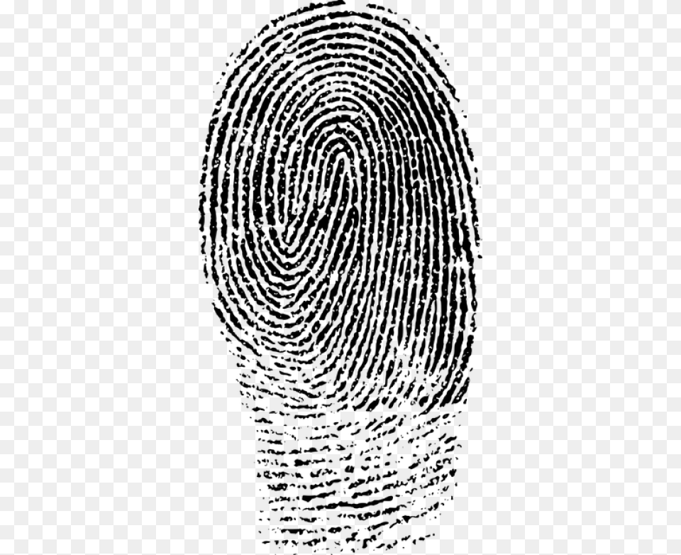 Black And White Fingerprint, Gray Free Transparent Png