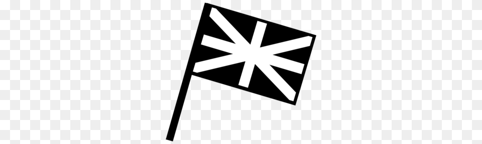Black And White Flag Of Great Britain Clip Art, Nature, Outdoors, Snow Free Png