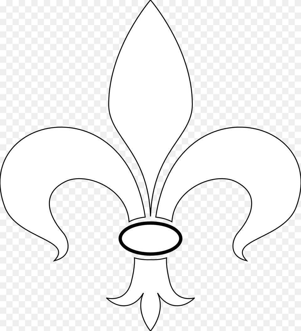 Black And White Fleur De Lis Images Fleur De Lis White, Smoke Pipe Free Transparent Png