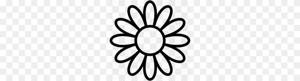 Black And White Flower Clipart, Pattern, Bicycle, Transportation, Vehicle Png