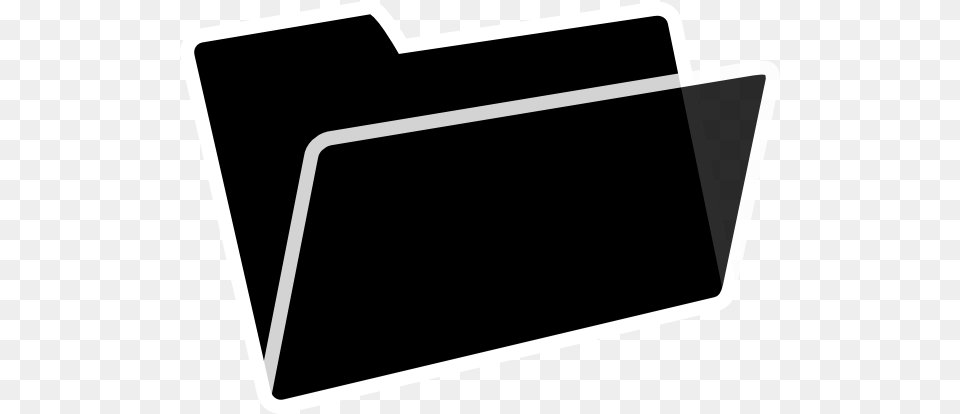 Black And White Folder Clip Art, File, File Binder, File Folder, Blackboard Png