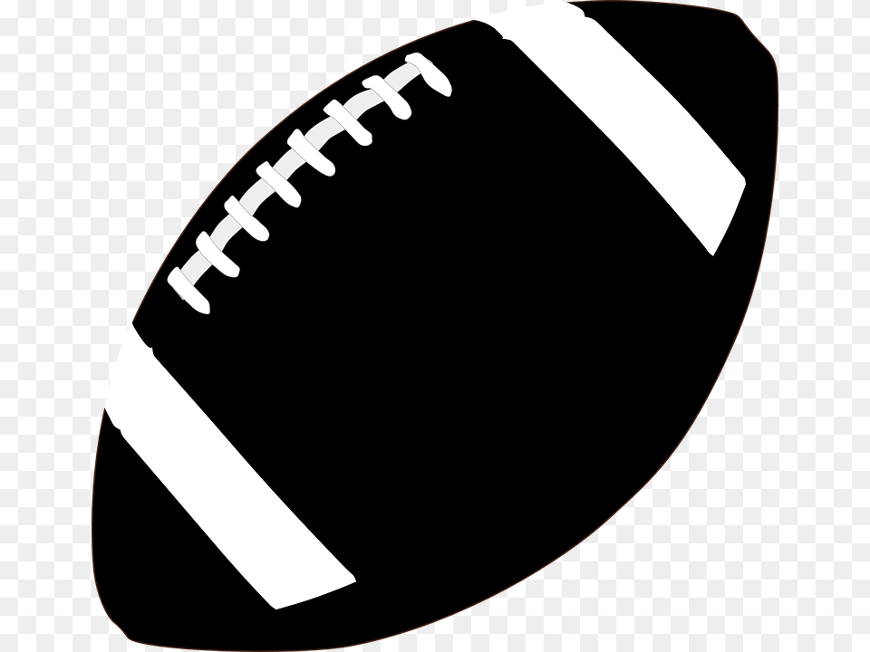 Black And White Football Transparent Image Football Clipart Black And White Free Png