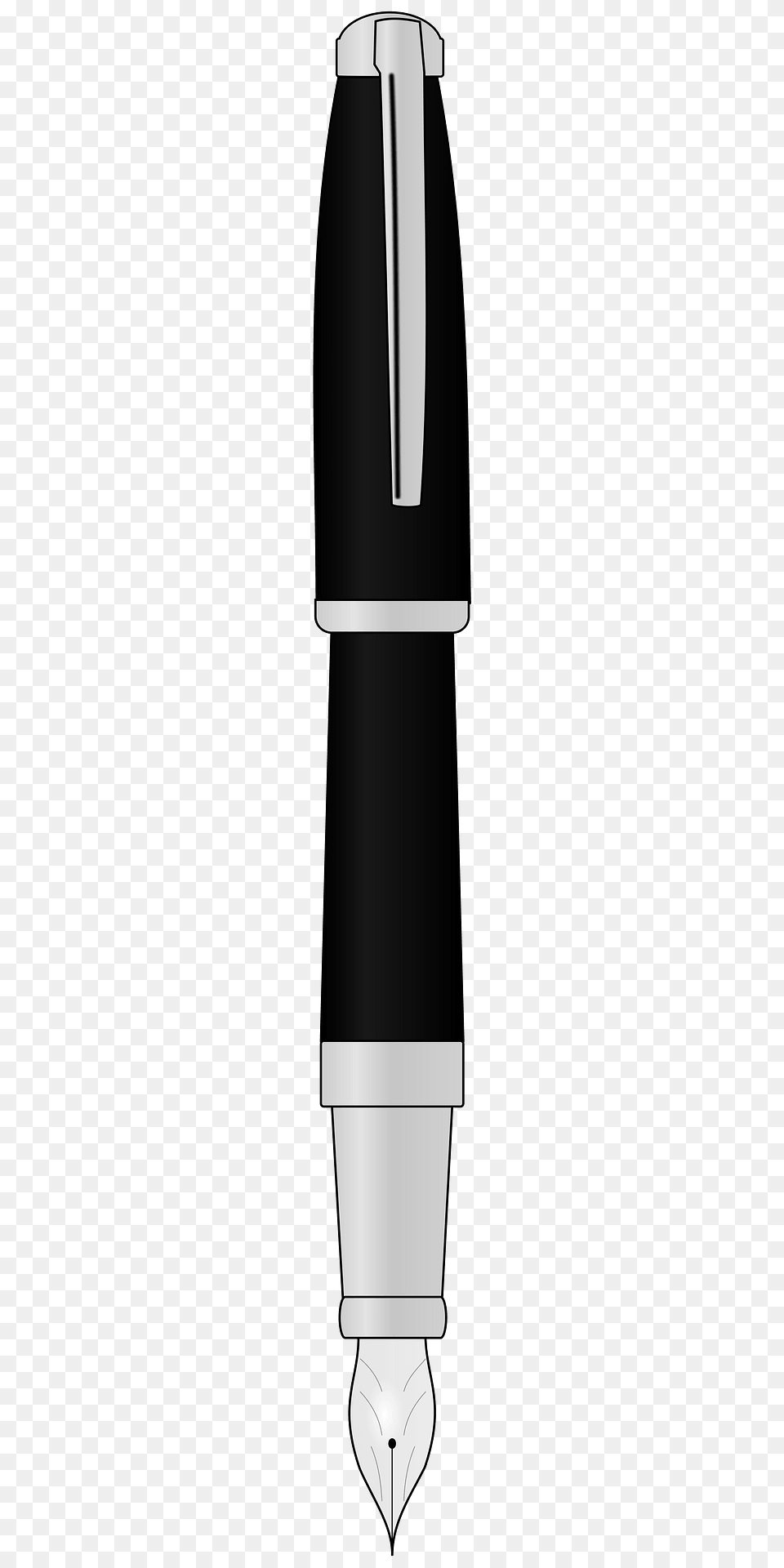 Black And White Fountain Pen Clipart Free Png Download