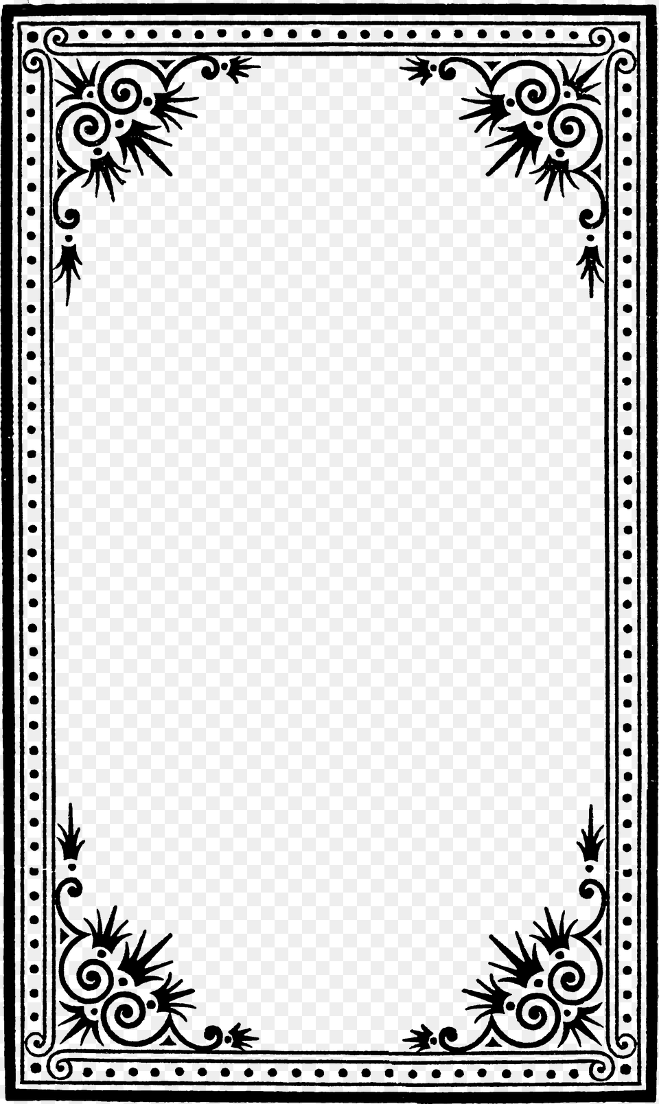 Black And White Frames And Borders, Advertisement, Book, Poster, Publication Free Transparent Png