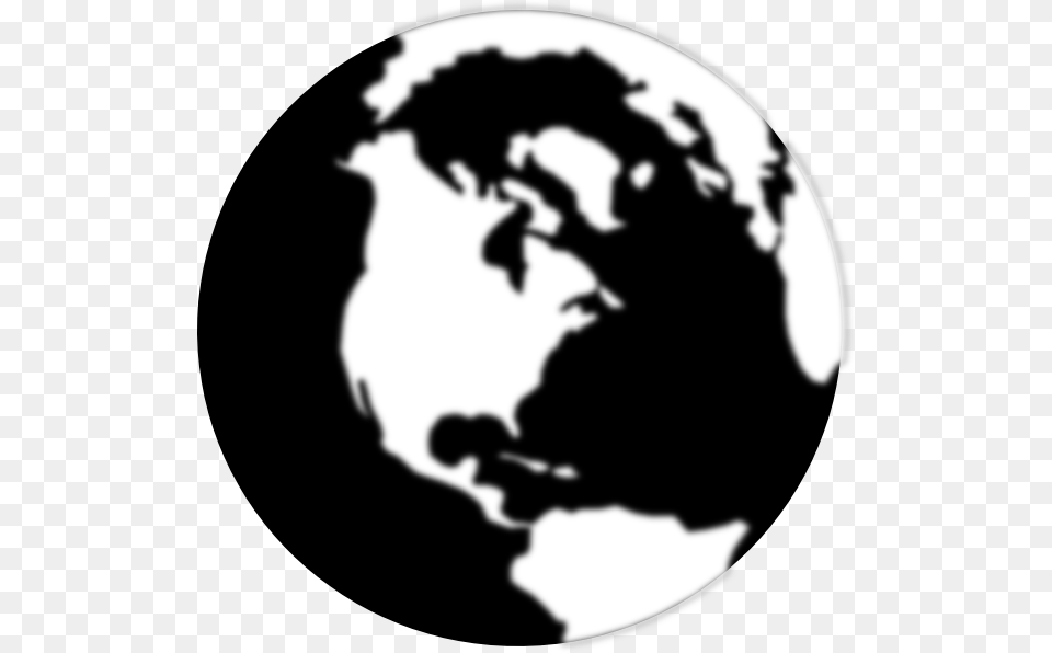 Black And White Globe Icon, Astronomy, Outer Space, Planet, Person Free Transparent Png