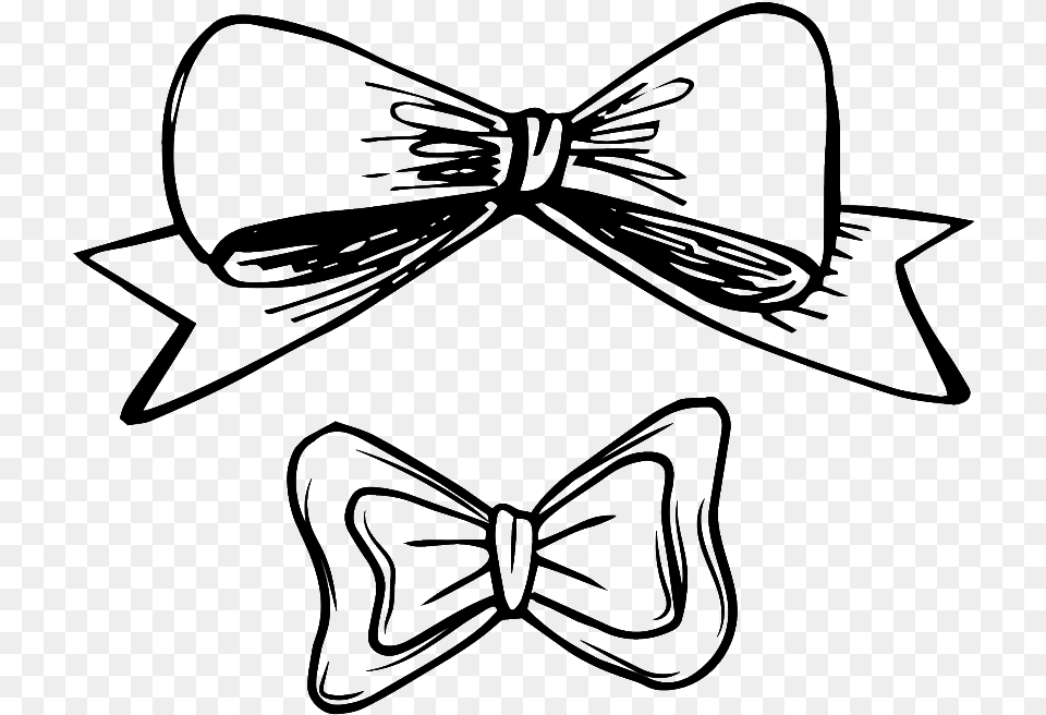 Black And White Hand Drawn Bow Love Vector Vector Graphics, Accessories, Formal Wear, Tie, Bow Tie Free Transparent Png