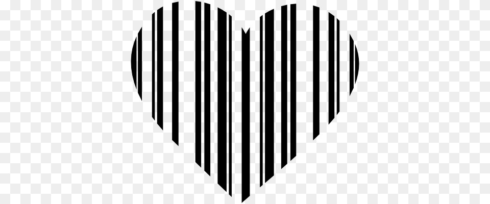 Black And White Heart Clip Art Black And White, Stencil Png Image