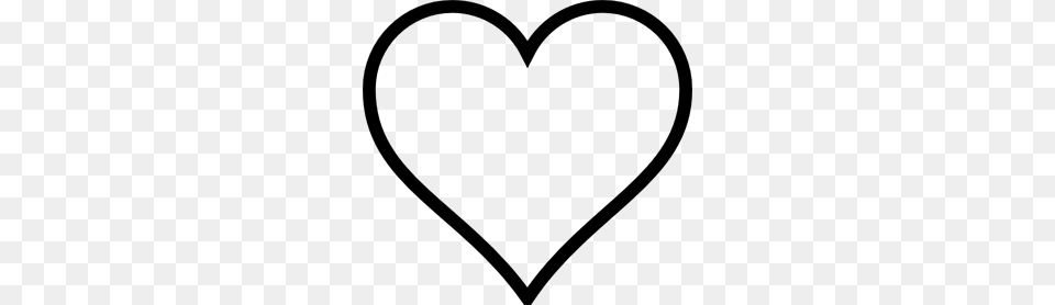Black And White Heart Clip Arts For Web, Gray Free Transparent Png