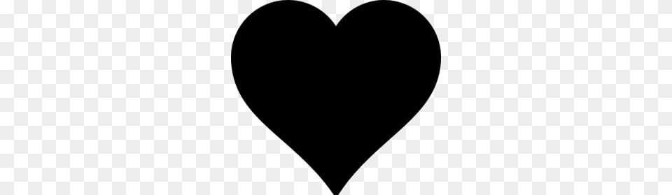 Black And White Heart Clipart, Gray Png