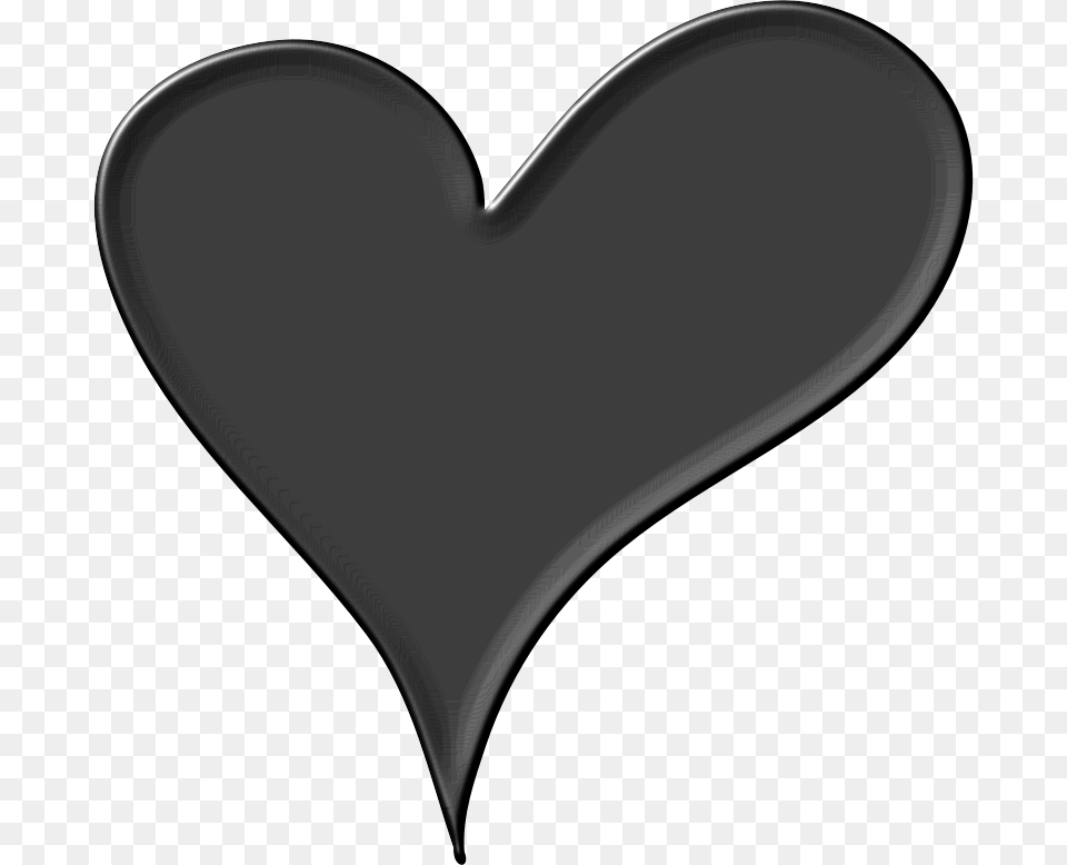 Black And White Heart Heart Black White Free Png Download