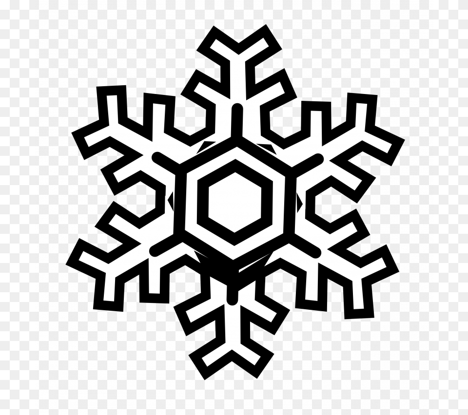 Black And White Holiday, Nature, Outdoors, Snow, Snowflake Free Transparent Png