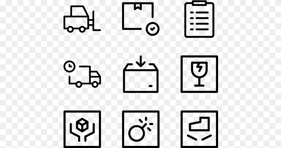 Black And White Icons, Gray Free Transparent Png