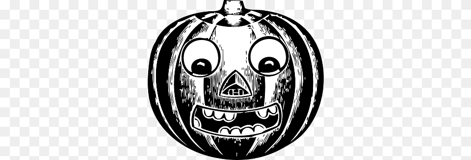 Black And White Jack Olantern, Face, Head, Person, Festival Free Transparent Png