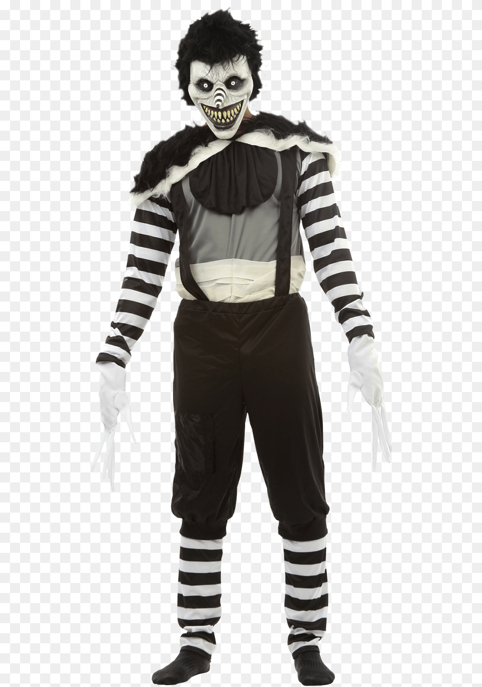 Black And White Jail Suit, Adult, Man, Male, Person Free Transparent Png