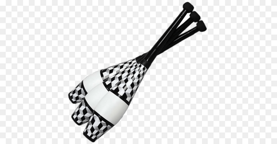 Black And White Juggling Clubs, Oars, Mace Club, Weapon Free Png Download