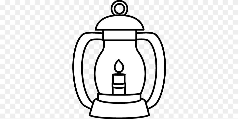 Black And White Lantern Objects Nesneler Lanterns, Lamp, Pottery, Cookware, Pot Free Transparent Png