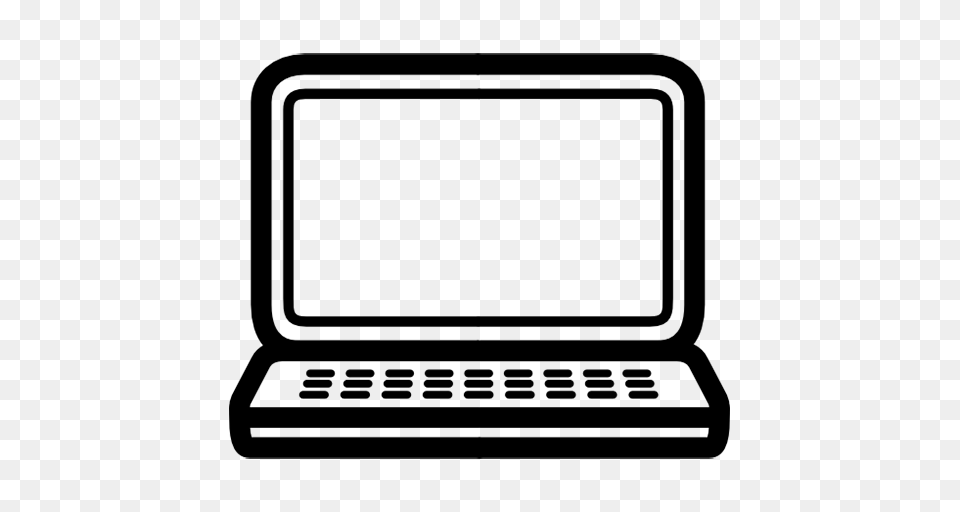 Black And White Laptop Icon Web Icons Free Png