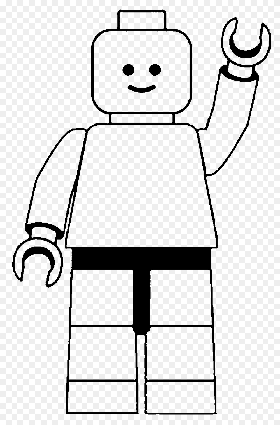 Black And White Lego Clip Art Clipart Collection, Robot, Baby, Person Png Image