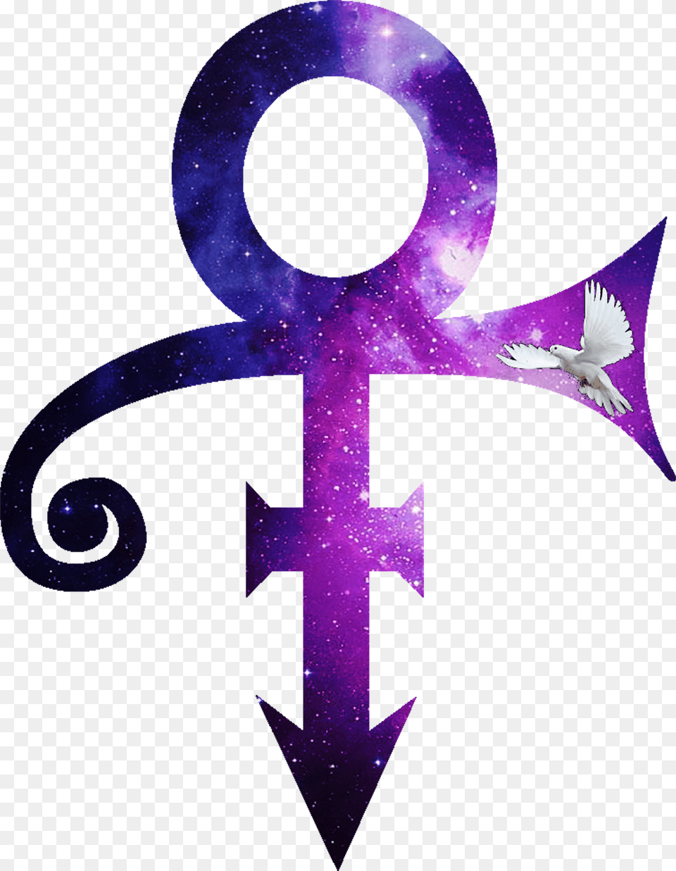 Black And White Library Prex Image Related Wallpapers Prince39s Symbol, Purple, Cross, Animal, Bird Free Transparent Png