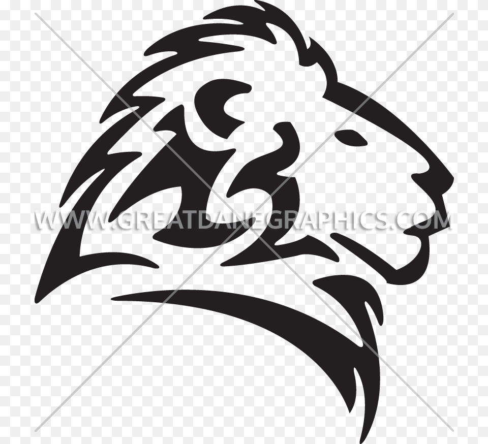 Black And White Lion Head Logo, Animal, Beak, Bird, Bow Free Png Download