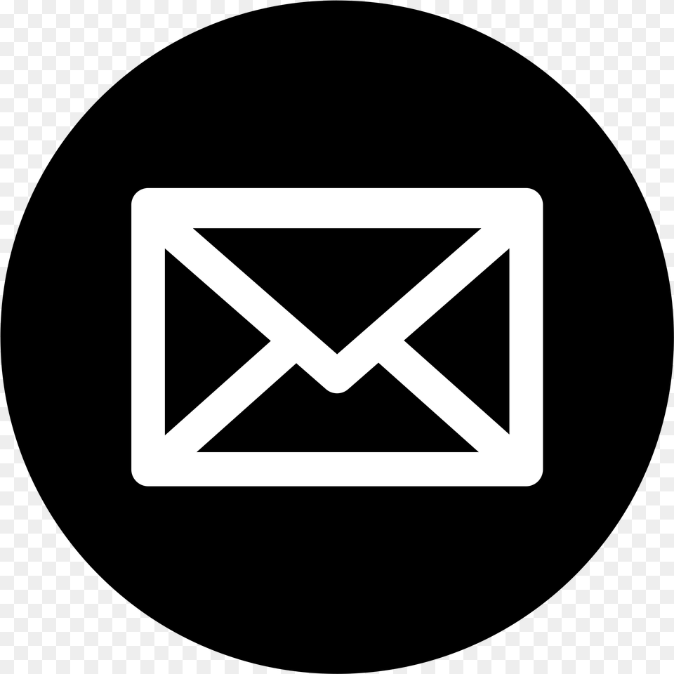 Black And White Mail Logo Mail Logo Black And White, Envelope Free Png