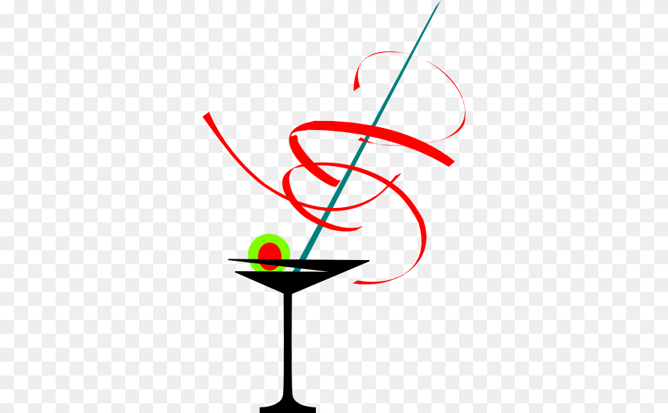 Black And White Martini Glass Clip Art, Alcohol, Beverage, Cocktail, Bow Free Png Download