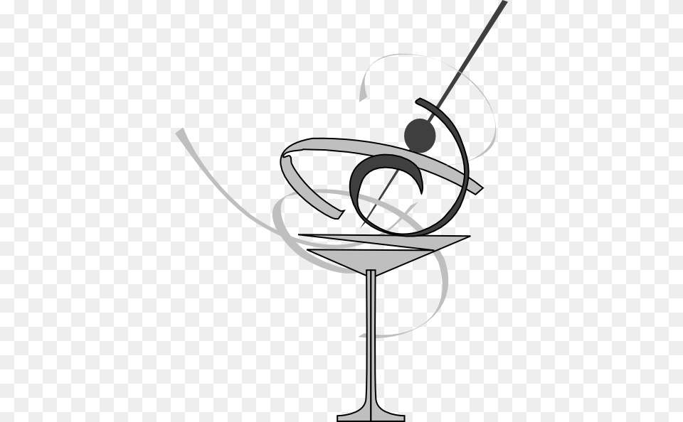 Black And White Martini Glass Edited Clip Art, Alcohol, Beverage, Cocktail Png Image