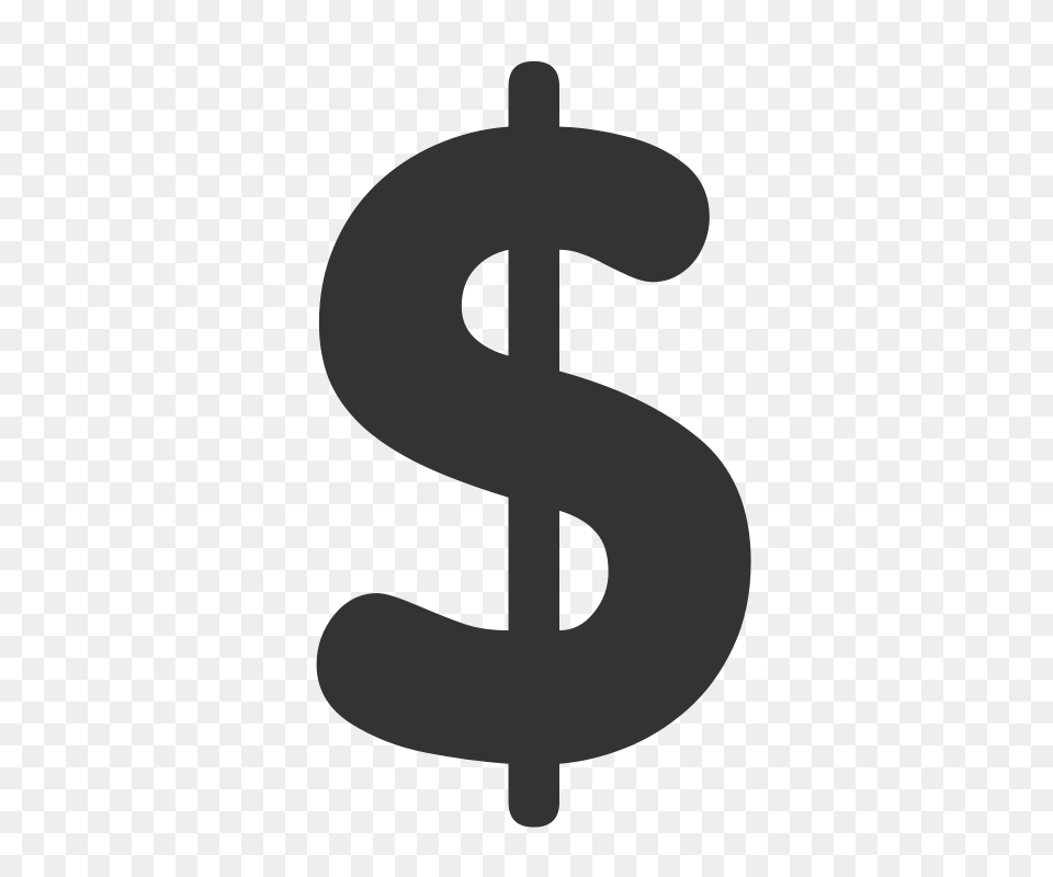 Black And White Money Sign, Symbol, Text, Astronomy, Moon Png Image