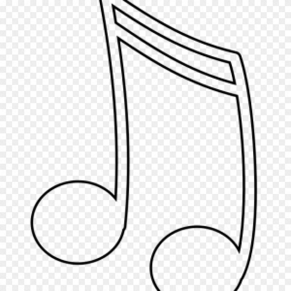 Black And White Music Notes Clipart Clipartix Clip Art, Gray Free Transparent Png