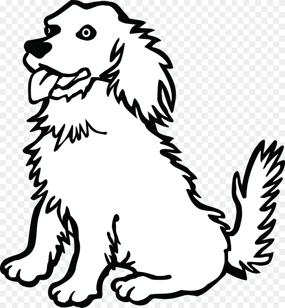 Black And White Of Dogs Transparent Black And White, Stencil, Baby, Person, Animal Free Png
