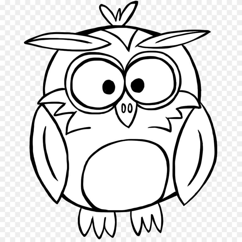 Black And White Owl, Book, Comics, Publication, Stencil Png Image