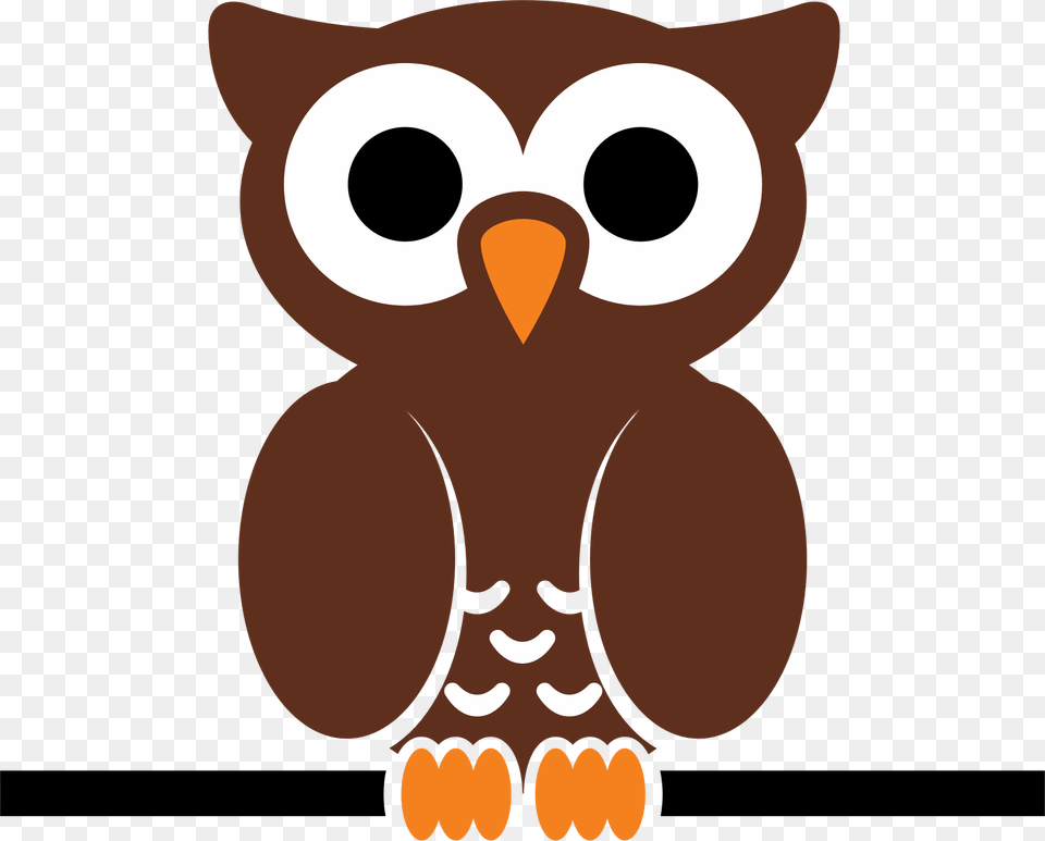 Black And White Owl Clip Art Apps Directories Brown Owl Round Ornament, Animal, Bear, Mammal, Wildlife Png