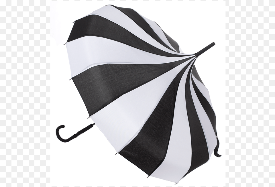 Black And White Pagoda Umbrella, Canopy, Clothing, Shirt Free Png Download