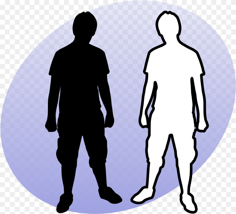 Black And White Person Silhouette, Adult, Man, Male, Walking Free Png Download