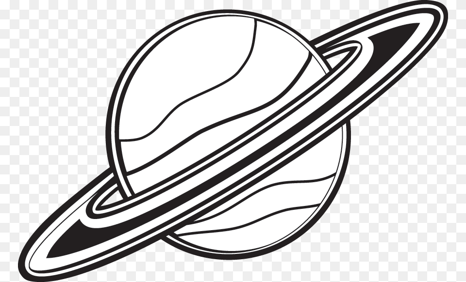 Black And White Picture Of Saturn, Clothing, Hat, Sun Hat, Smoke Pipe Free Png