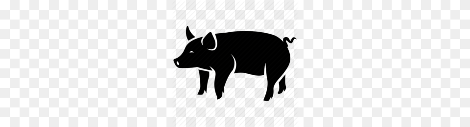 Black And White Pig Clipart, Animal, Mammal, Hog, Bear Free Transparent Png