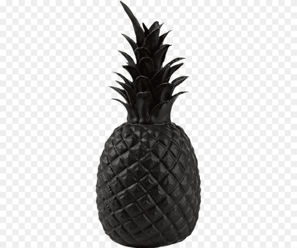 Black And White Pineapple U201cpineappleu201d Pineapple Pineapple, Food, Fruit, Plant, Produce Png Image