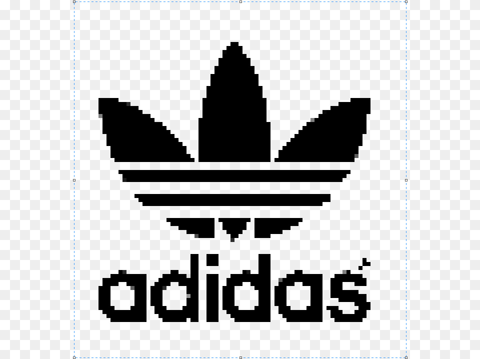 Black And White Pixel Art Adidas, Nature, Night, Outdoors, Starry Sky Free Transparent Png