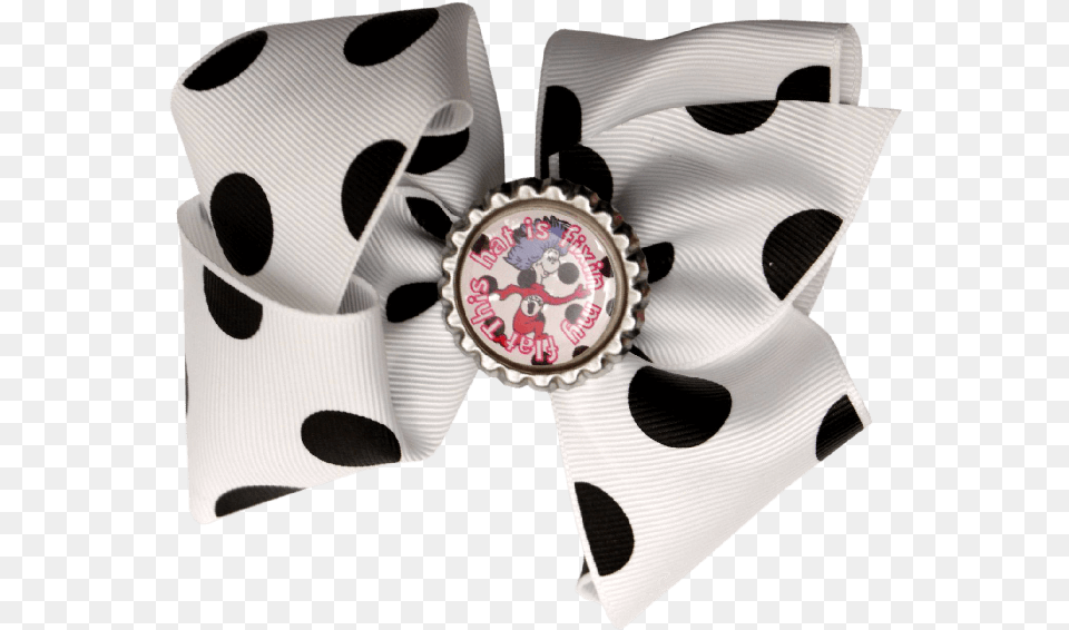 Black And White Polka Dot Seuss Bow Gift Wrapping, Accessories, Formal Wear, Tie, Wristwatch Free Png