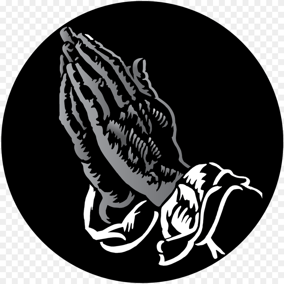 Black And White Praying Hands, Stencil, Electronics, Hardware, Body Part Png Image