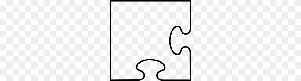 Black And White Puzzle Clipart, Gray Png