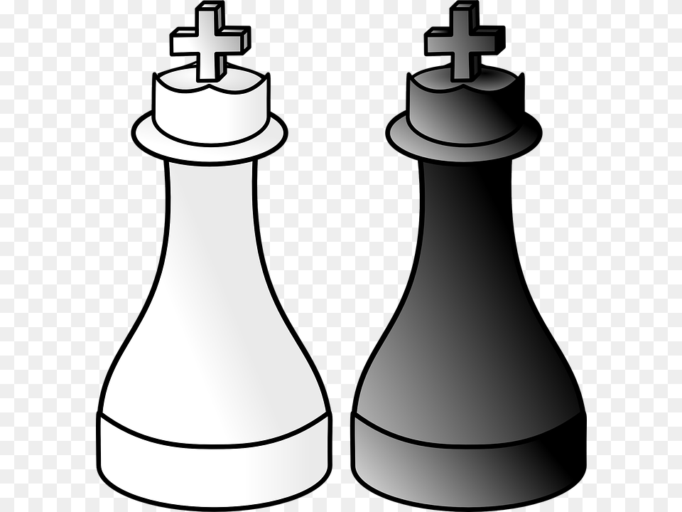 Black And White Queens, Chess, Game Png