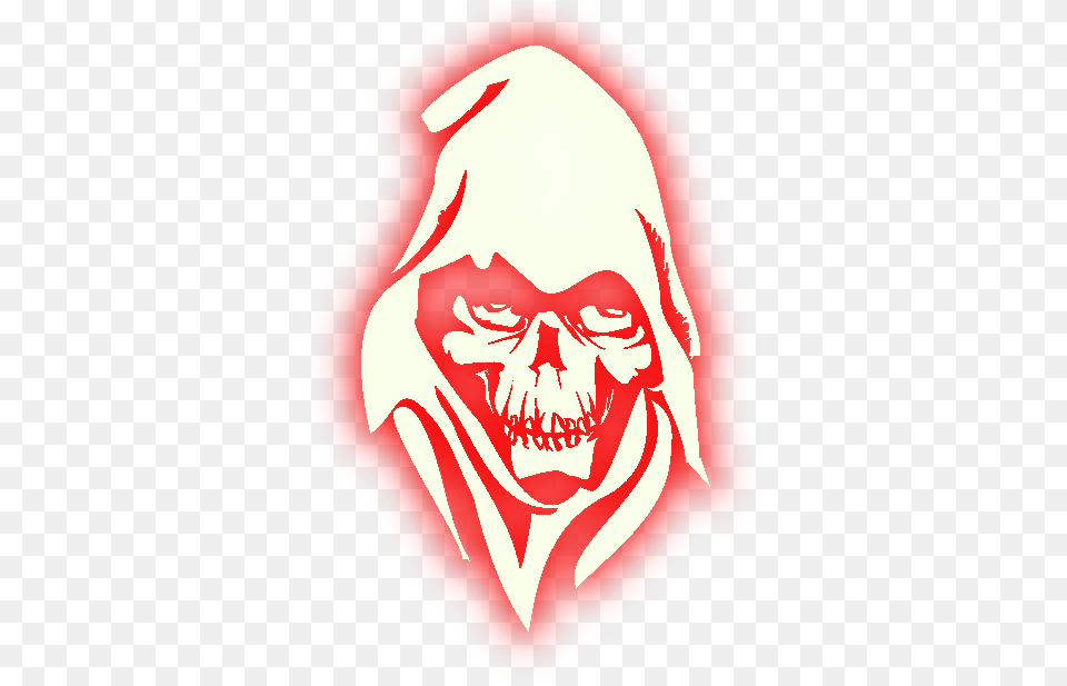 Black And White Reaper Skull, Food, Ketchup, Face, Head Free Png Download