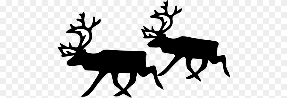 Black And White Reindeer, Electronics, Hardware, Stencil Free Png Download